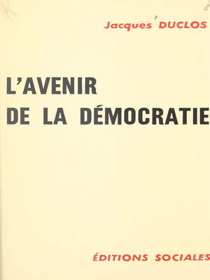 cover image of L'avenir de la démocratie